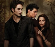 Edward, Jacob and Bella - New Moon Poster