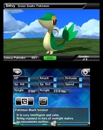 Pokédex 3D Snivy