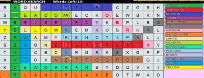 Wordsearch MeadowTon LordCanvasser's House
