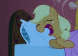 Applejack snoring
