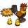 Rooster with Chicks-icon