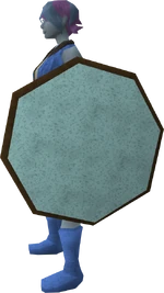 Mirror shield equipped