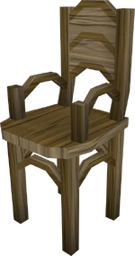 Teak armchair built