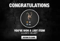 Won loki's helmet