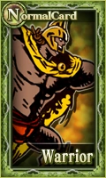 Male Warrior Card