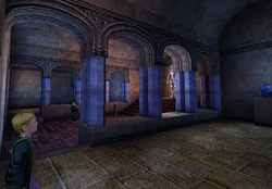 Second-floor arcade