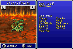 Estadisticas Yamata Orochi 2