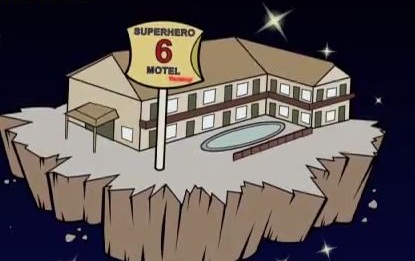 Motelfunny Sign on Superhero 6 Motel Mad Cartoon Network Wiki