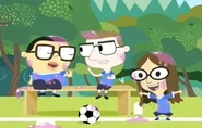 Estelle in Footballteam