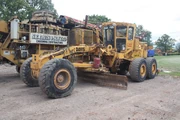 Aveling-Barford grader at SE Davis 11 - IMG 9136