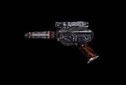 the mandalorian flying with blaster