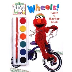ElmosWorldWheelsPaintandMarkerBook