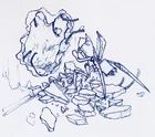 Antlion through wall