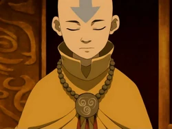 Aang at peace