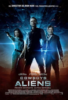 Cowboys y Aliens Poster México