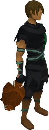 Red chinchompa equipped