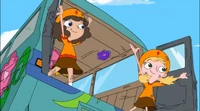 Opening the van