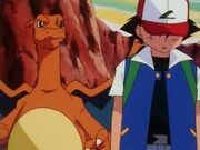 Ash and Charizard