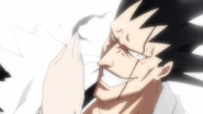 Nnoitra removes Kenpachi's eyepatch