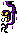 Shantae GBC - sprite - dangling dark slime.gif