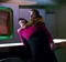 Barclay grabs holographic Riker