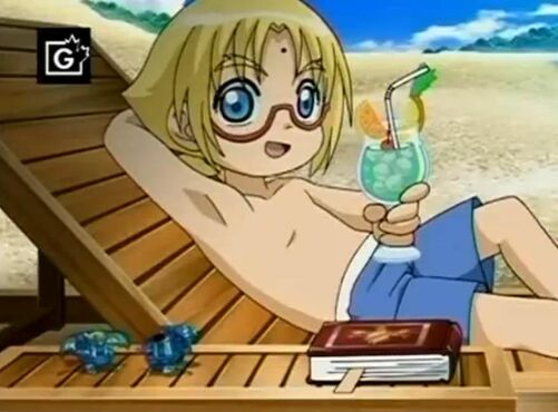 Marucho at the beach with preyas and elfin.jpg