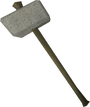 Granite maul detail