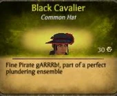 Black Cav. Hat