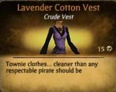Lavender Cotton Vest