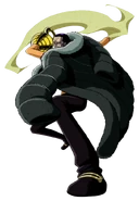 Crocodile sand hand