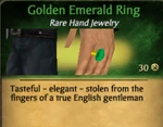 GoldenEmeraldRing