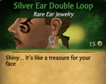 SilverDoubleEarLoop