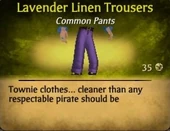 Lavender Linen trousers