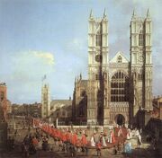 Westminster Abbey by Canaletto, 1749