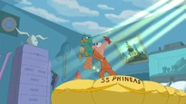Phineas Holds Perry Up