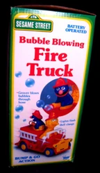 Bubble blowing fire truck 2