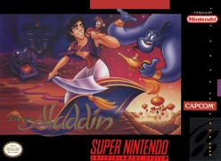 Aladdin SNES Box