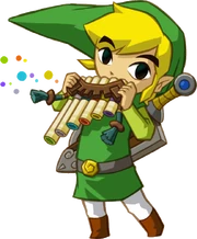 LinkSTPlayingFlute