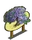 Purple Hanging Flower Tree Mastery Sign-icon