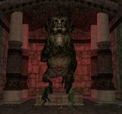 Woolamander statue