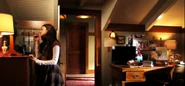 Aria's makeup stand