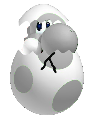 Las Aventuras de Yoshi II White_Baby_Yoshi
