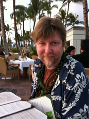 Brad with Hawaiian T-Shirt