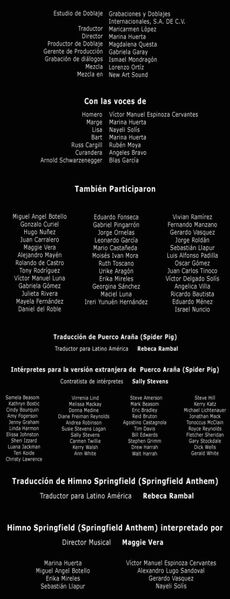 Doblaje Latino de Los Simpson La Película (2)