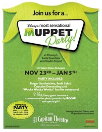 El capitan theatre muppet menu