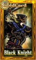 Male Black Knight Card