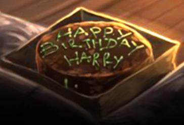 Harry Potter Birthday Cakes on Birthday Cake To Harry From Rubeus Hagrid
