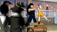 Gajeel holds Levy