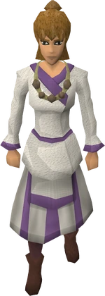 Robert's necklace equipped