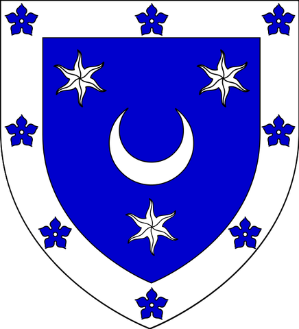 File:Azure-crescent-argent-estoiles3-argent-bordure-argent-cinquefoils8-azure.svg